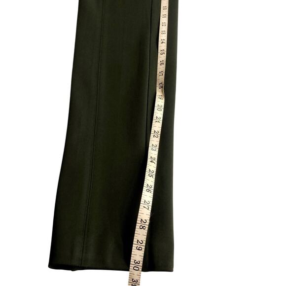 NWT New Directions Ponte Pull On Green Slim Leg Stretch Pants Stylish Versatile - Picture 13 of 16